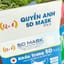 Khẩu trang 5d Quyền Anh màu hồng ruốc (lẻ- hộp 100 cái )